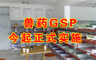 獸藥GSP今起正式實施